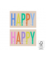 P74.347.250 Stickers Duo - Happy Birthday Letters Silver