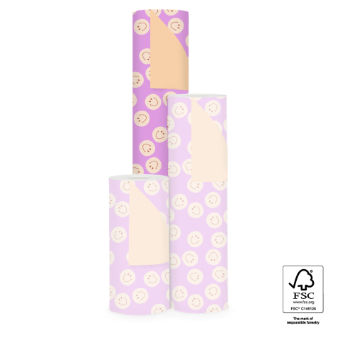 P15.335.070 Inpakpapier - Smile Pink - Peach