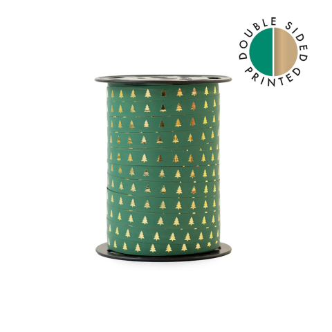 P39.318.180 X-mas Paporlene - Tree-Forest Green-Gold