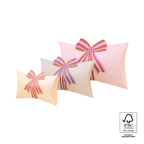 P47.107.050 Pillow boxes - Multi Sizes - Bow