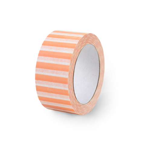 P63.061.050 Paper Tape - Stripe - Salmon