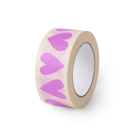 P63.065.050 Paper Tape - Hearts - Pink