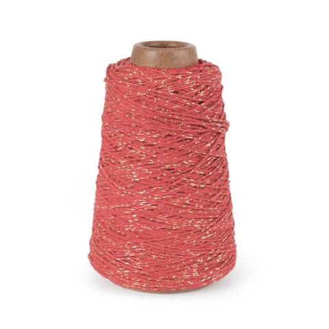 Touw - Twist - Brick Red / Gold