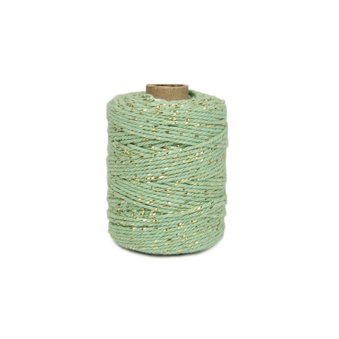 Touw - Twist - Pistache/Gold