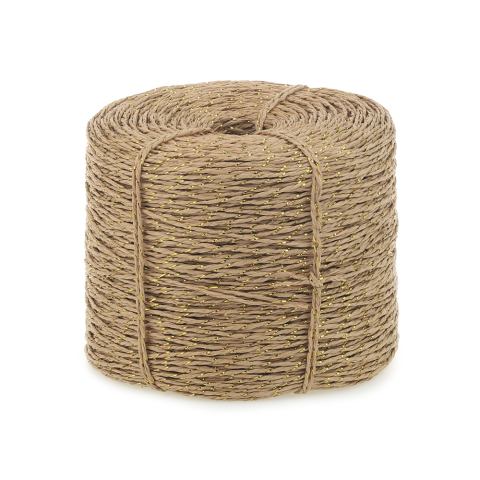Paper - Touw - Twist - Nature/Gold