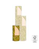 P15.282.030 Inpakpapier - Party Confetti Olive - Peach