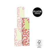 P15.342.050 Inpakpapier - Rainbow Lines - Lime