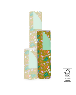P35.209.050 X-mas Inpakpapier - Time Olive - Mint