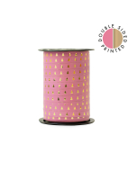 P39.317.180 X-mas Lint - Paporlene - Tree - Bright Pink - Gold