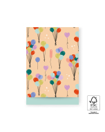 P43.341.017 Cadeauzakjes - Balloons Peach - Pistache - 17 x 25 cm