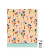 P43.341.027 Cadeauzakjes - Balloons Peach - Pistache - 27 x 34 cm