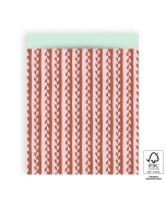 P43.354.027 Cadeauzakjes - Hearts Mini - Pastel Mint - 27 x 34 cm