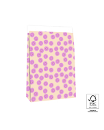 P44.092.027 Blokbodemzakken - Smile Pink - 27 x 15 x 34 cm