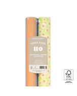 P52.005.050 Duo Pack Vloeipapier op rol - Stripe/Daisy