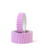 P63.117.025 Paper Tape Small - Stripe - Pink
