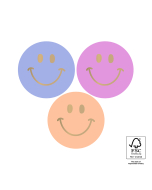 P74.442.250 Stickers Multi - Smiley Mini Gold - Happy