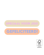 P74.464.250 Stickers - Gefeliciteerd/Speciaal Voor Jou (NL)