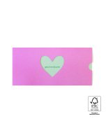 P77.020.020 Gift Cards - Heart - DE - Pink/Green