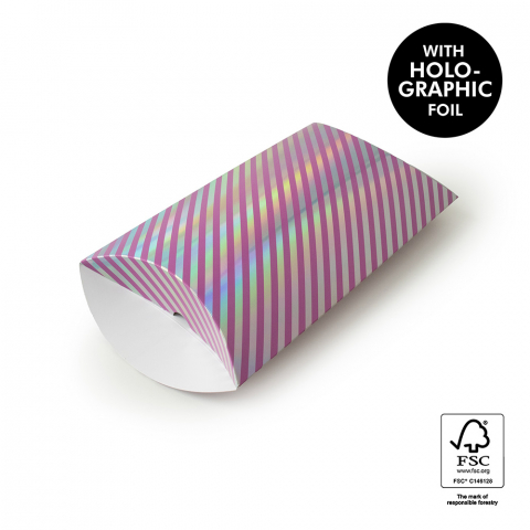 P47.106.033 Pillow boxes - Medium - Holographic Pink