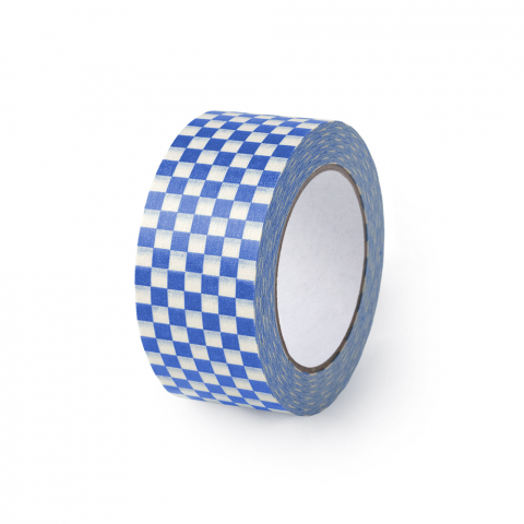 P63.043.050 Paper Tape - Check - Indigo Blue