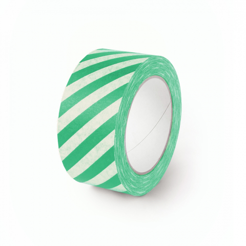 P63.048.050 Paper Tape - Stripes - Bright Green