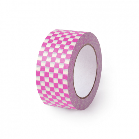 P63.052.050 Paper Tape - Check - Pink