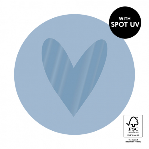 P74.299.250 Stickers - Heart Spot UV - Polar Blue 